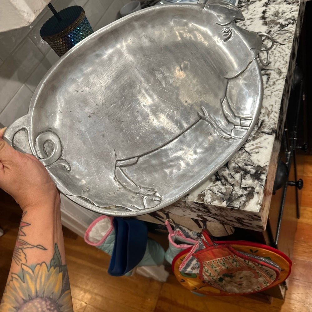 Beautiful pig serving tray
